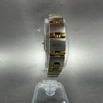 Pulsar Watch Women 18mm MOP Dial Two Tone Rectangle VC10-X016 New Battery7