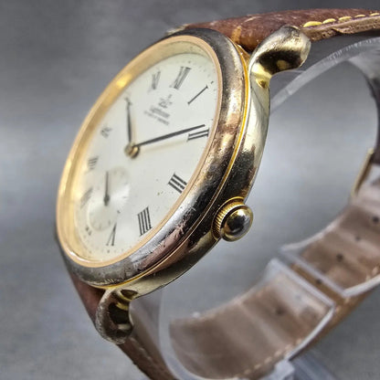 Citizen Lighthouse Watch Men 33mm Silver Dial Gold Tone 6045-G03855 New Battery3