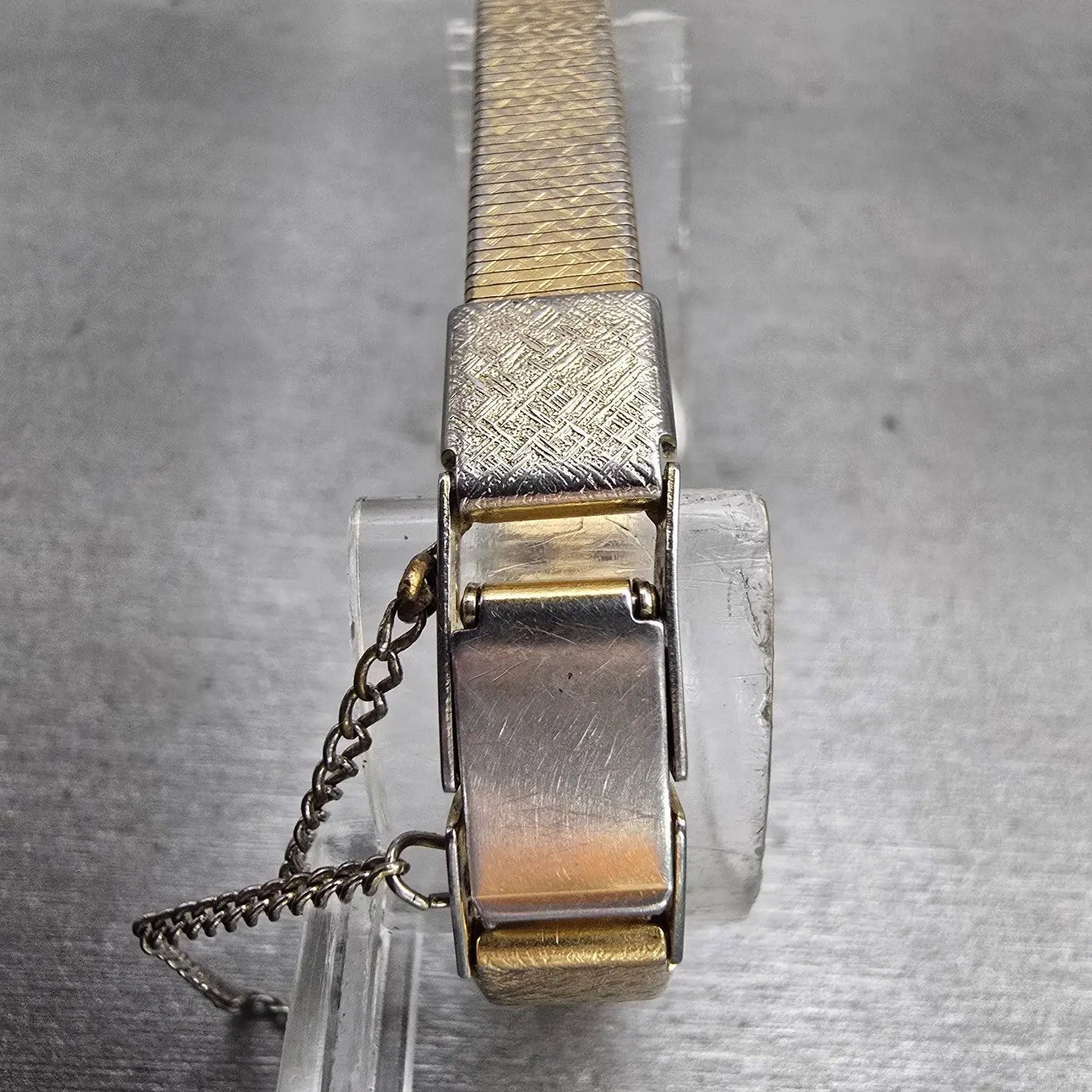 Seiko Watch Women 16mm Gold Dial Gold Tone Oval 2C21-5149 New Battery Vintage7