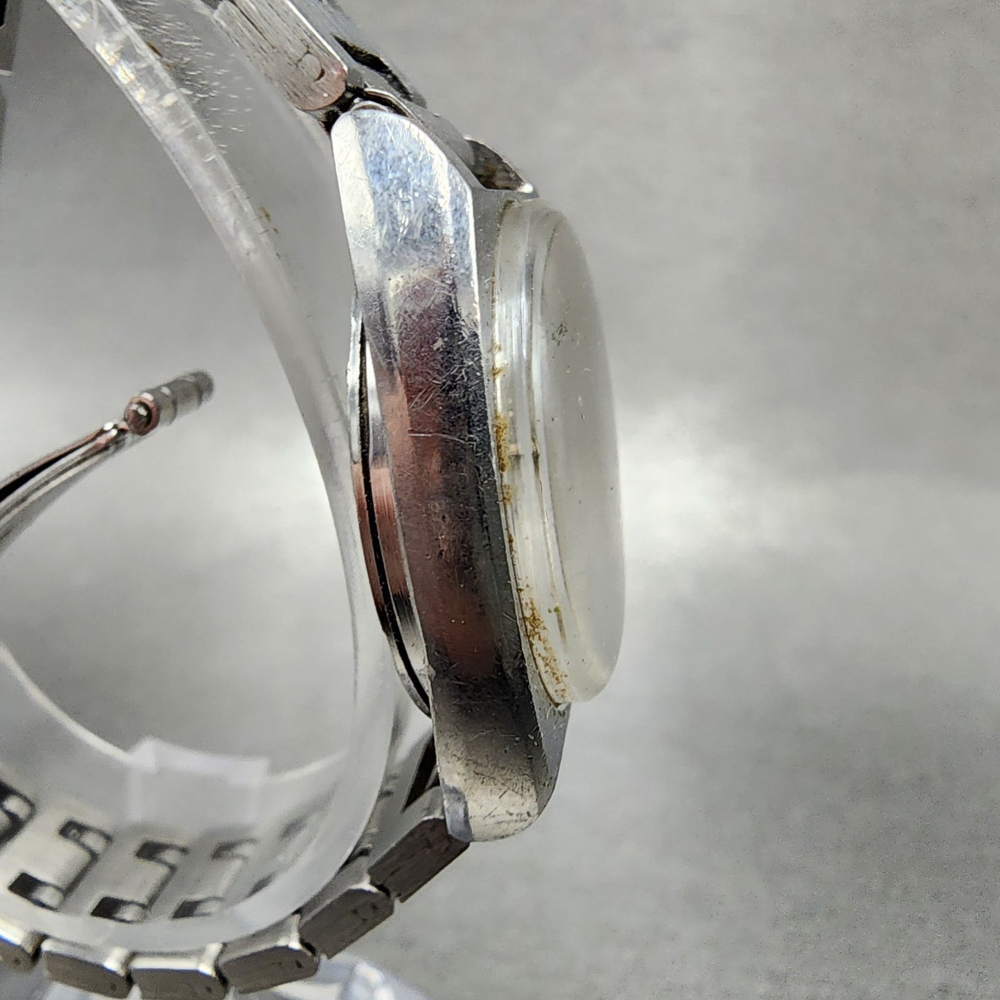 Nivada Streamline Automatic Watch Women 26mm Silver Dial Silver Tone Date Runs3