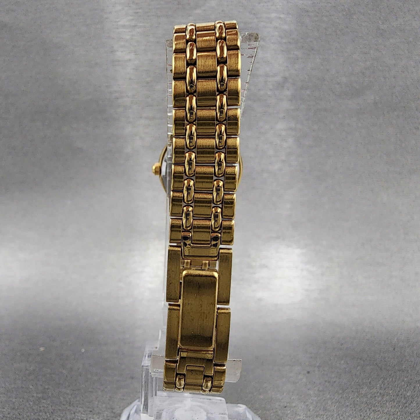 Citizen CQ Watch Women 20mm Black Dial Gold Tone Round 3220K02791 New Battery7