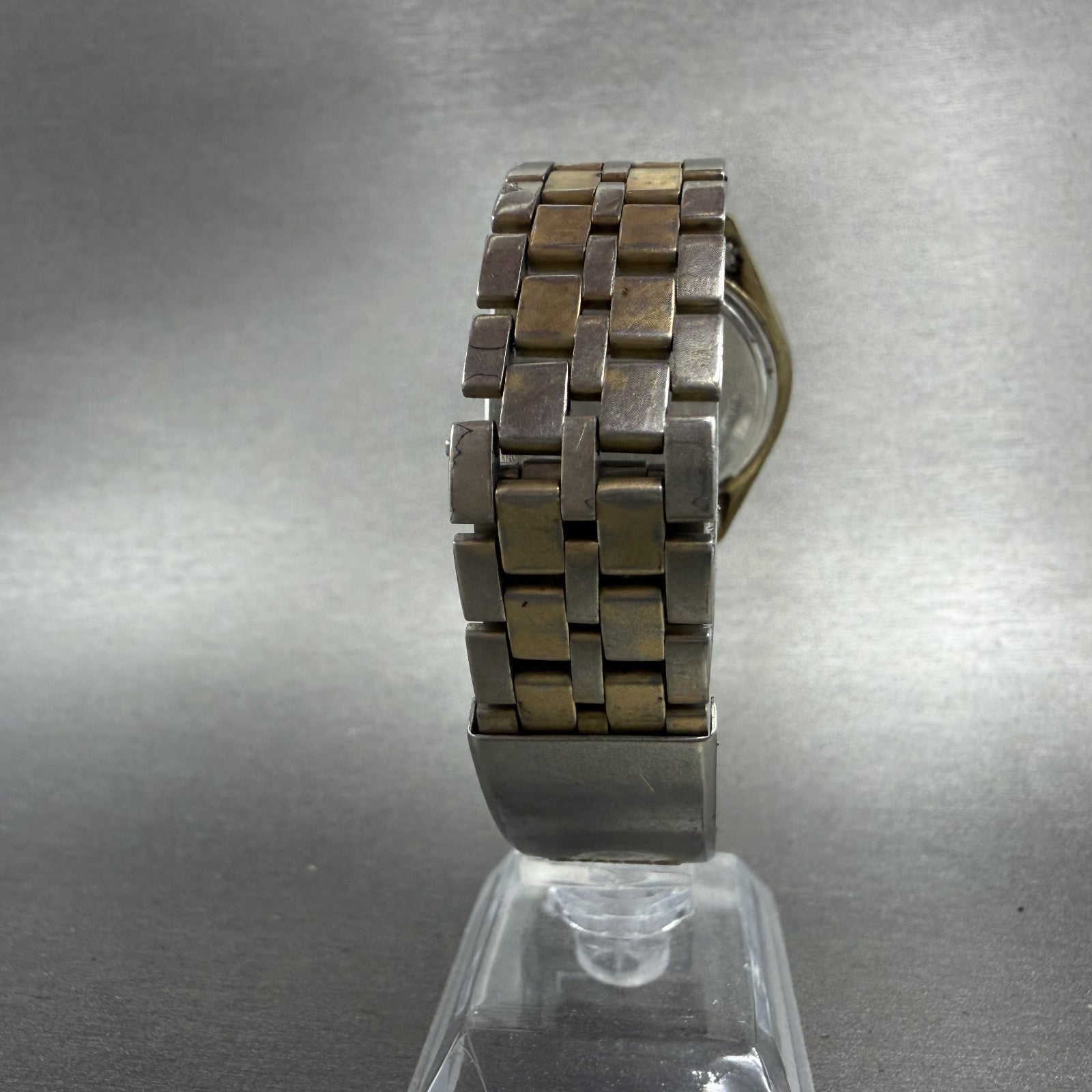 Seiko 3003 Quartz Watch Men 36mm Champagne Dial Gold Tone Daydate 38637049 PART8
