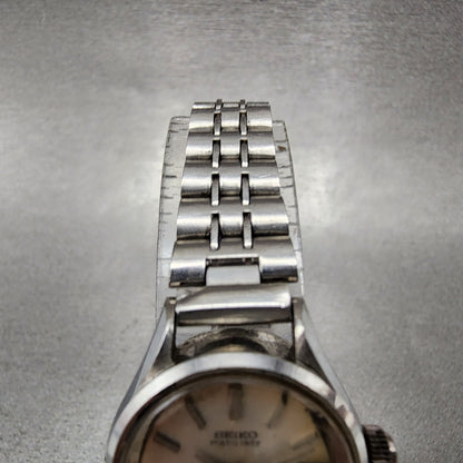 Seiko Matic Lady watch Women 22mm Silver Dial Silver Tone Date 25170200 PARTS5