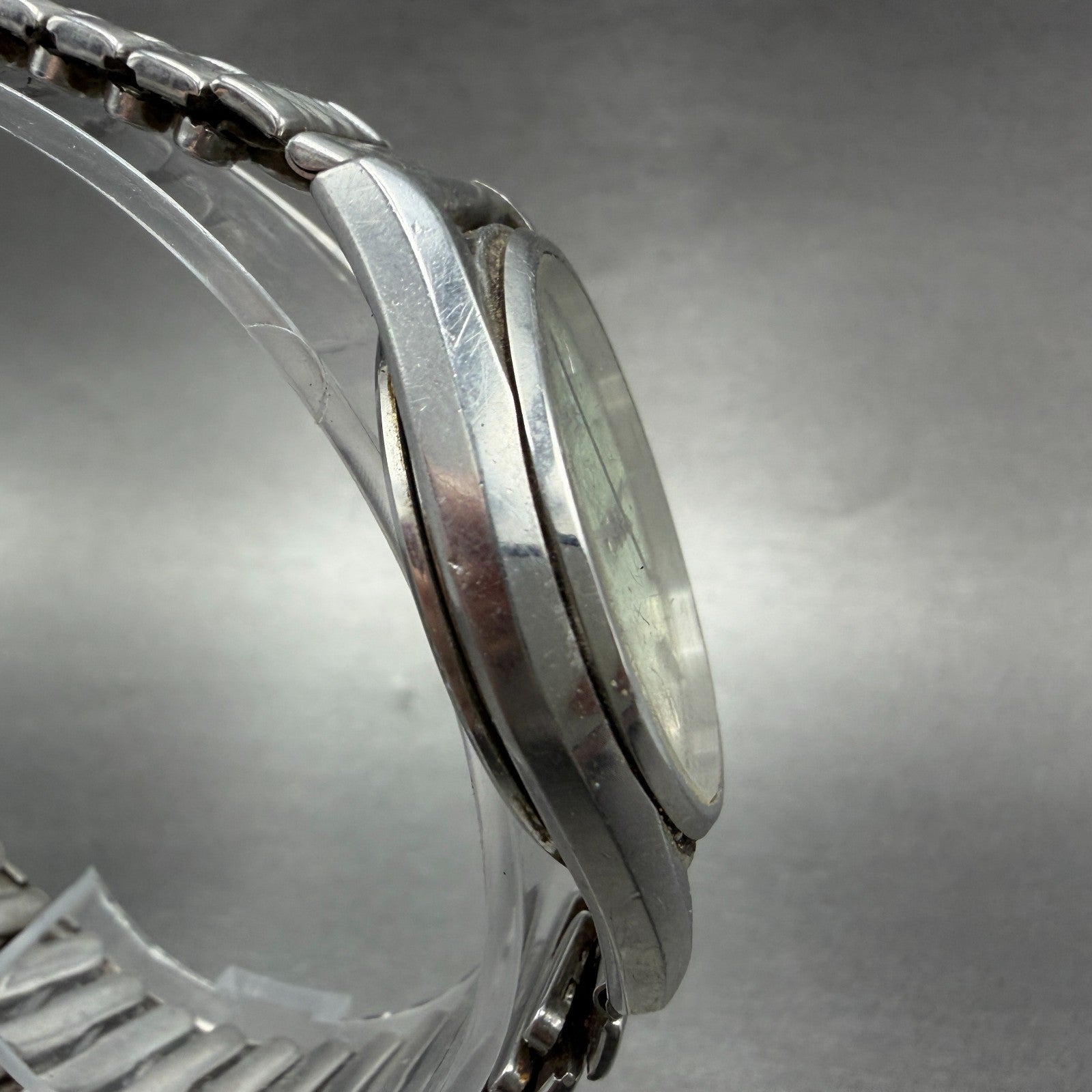 Seiko Watch Men 35mm White Dial Silver Tone 7121-800 Round VTG PARTS4
