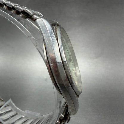 Seiko Watch Men 35mm White Dial Silver Tone 7121-800 Round VTG PARTS4