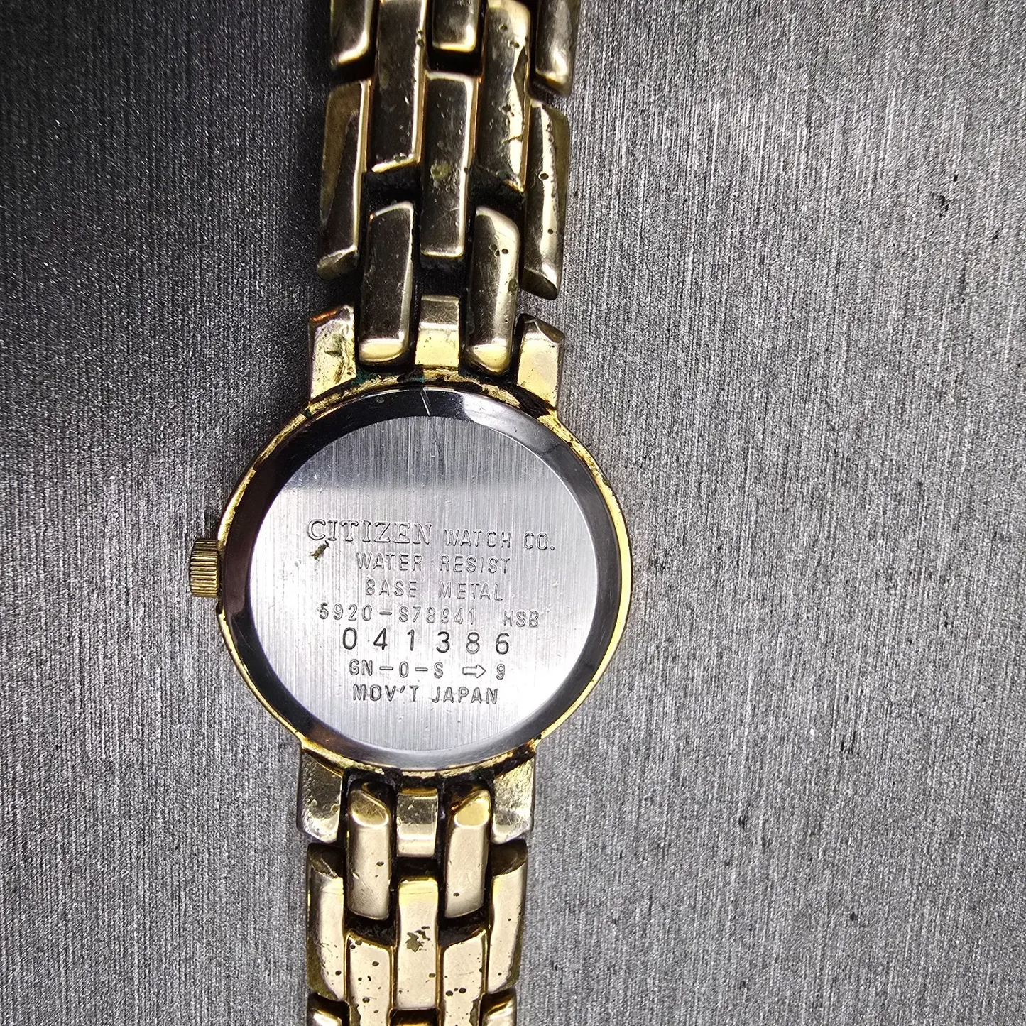 Citizen Watch Women 21mm Champagne Dial Gold Tone Round 5920-S78941 New Battery10