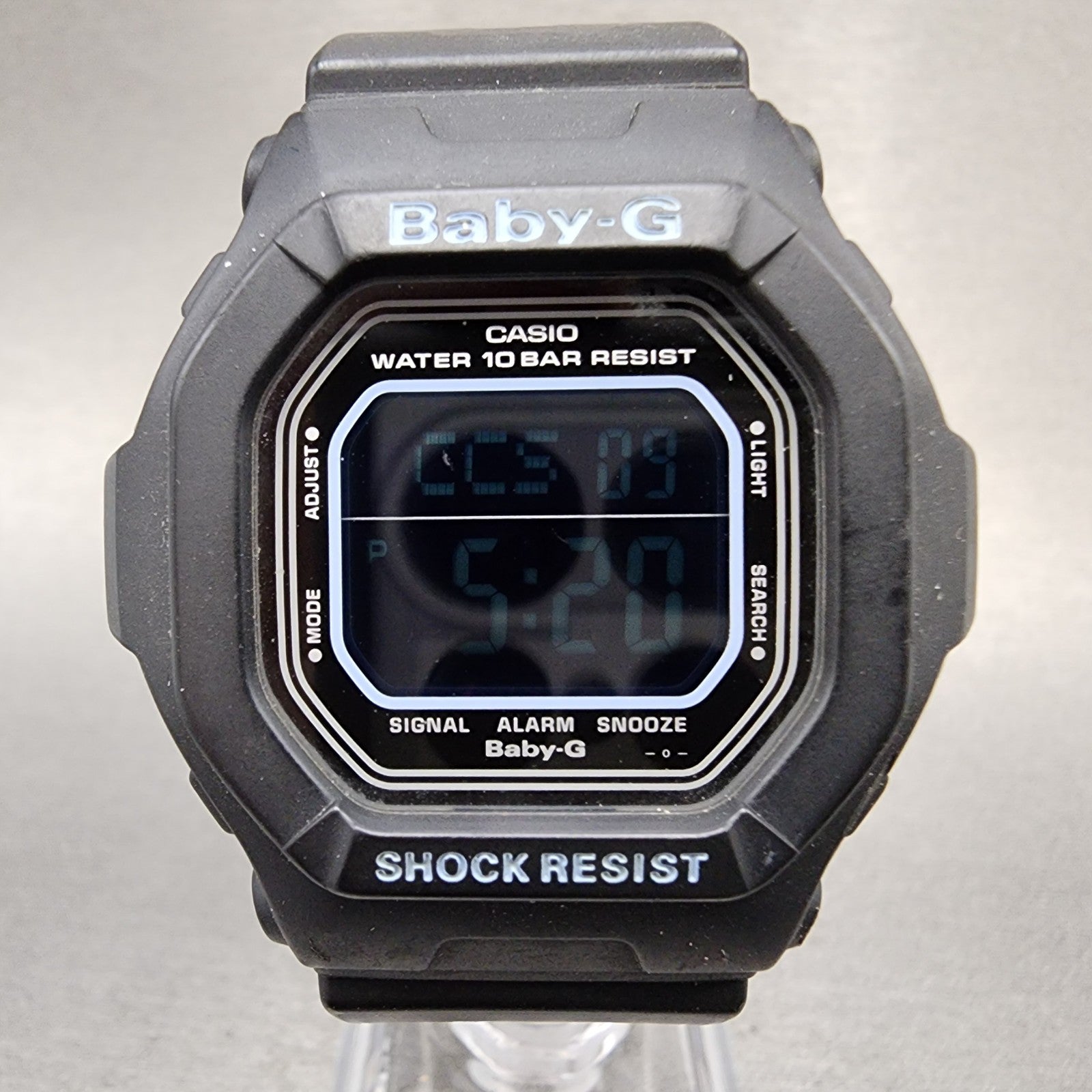 Casio BabyG BG5600BK Watch Women 40mm Digital Black Tone Octagon New Battery1