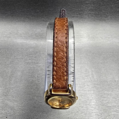 Citizen CQ Watch Women 19mm Champagne Dial Gold Tone Round 5930-K00845 New Batt64