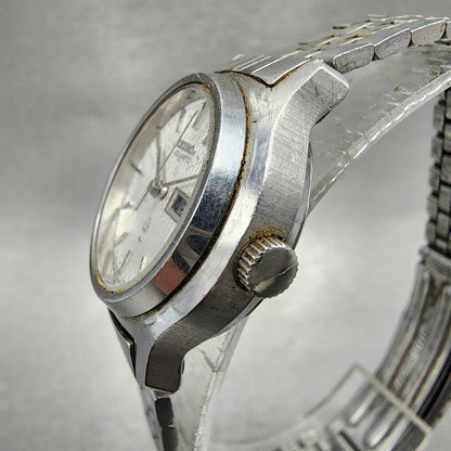 Seiko Watch Women 25mm Silver Dial Silver Tone Daydate 43260040 New Battery2
