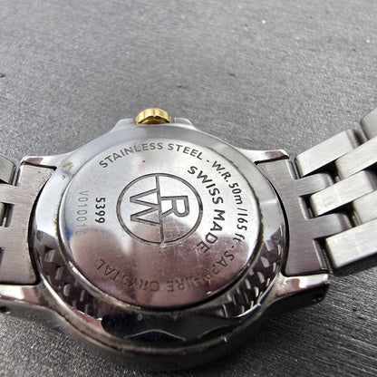 Raymond Weil Tango Watch Women 28mm MOP Dial Two Tone Date 5399 New Battery9