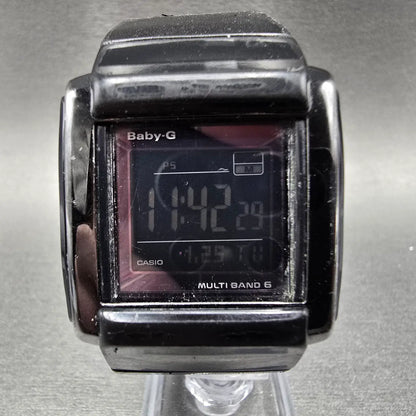 Casio Baby-G BGD-1110 Watch Women 35mm Black Digital Alarm Chronograph Solar0
