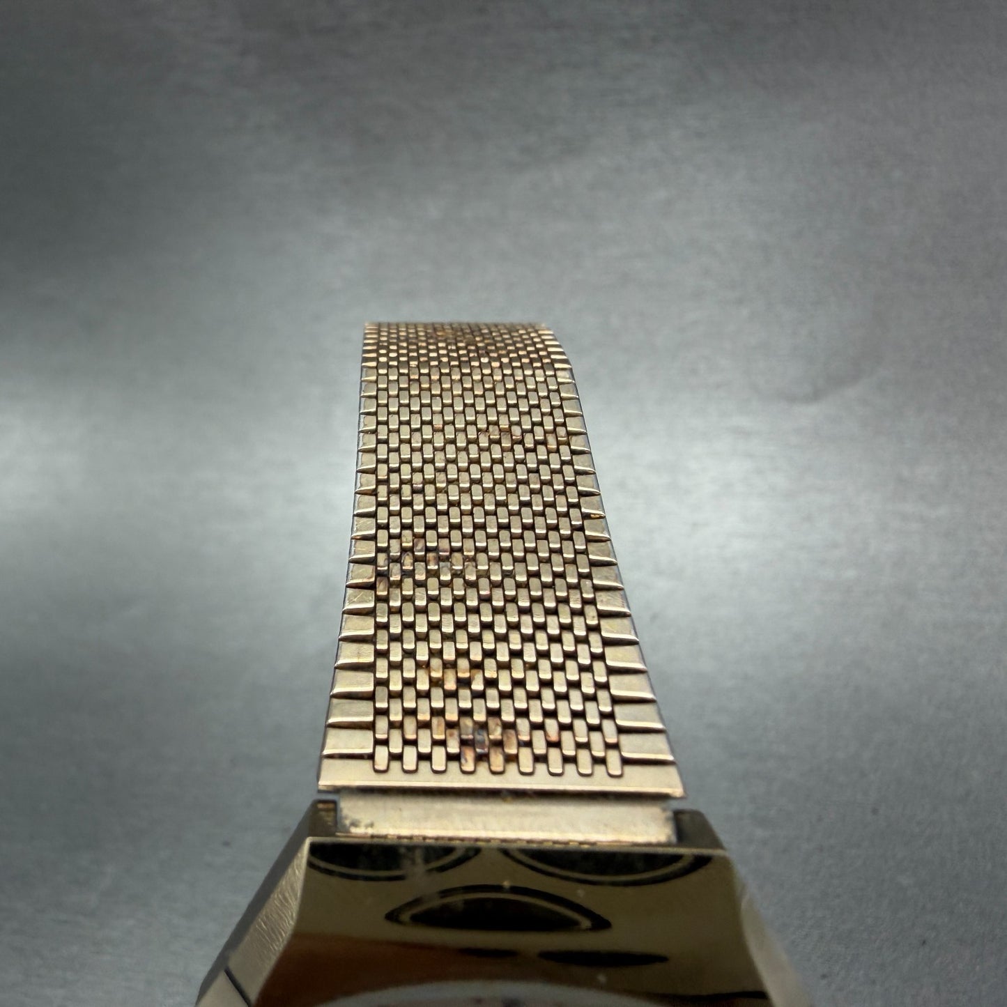 Rado Balboa V Watch Men 32mm Silver Dial Gold Tone Date Rectangle New Battery4