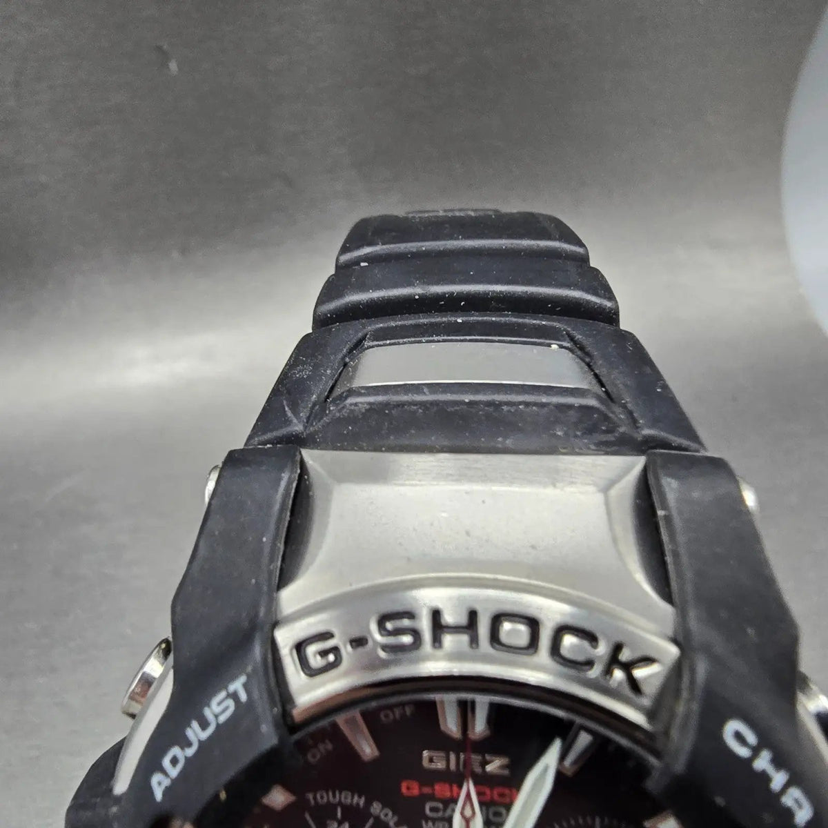 Casio G-Shock GS-1000 Watch Men 47mm Black Dial Black Silver Date Round Works JP4