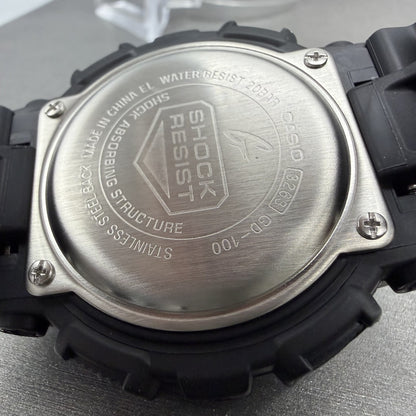 Caiso G-Shock GD-100 Watch Men 51mm Digital Black Alarm Chronograph Round10