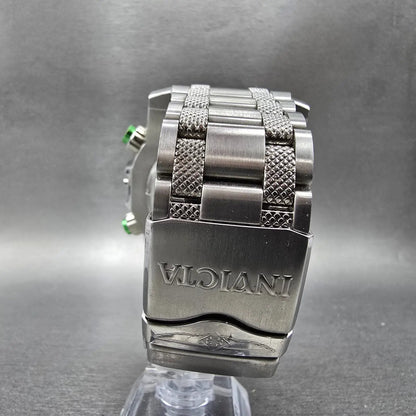 Invicta Coalition Forces Radar Chronograph Watch Men 59mm Green Dial Steel PARTS8
