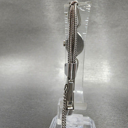 Seiko Solar Special Manual Watch Women 14mm Silver Dial Silver Tone Runs7