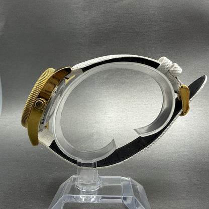 Invicta Wildflower Watch Women 37mm Gold Dial Gold Tone Daydate 5924 New Batt6