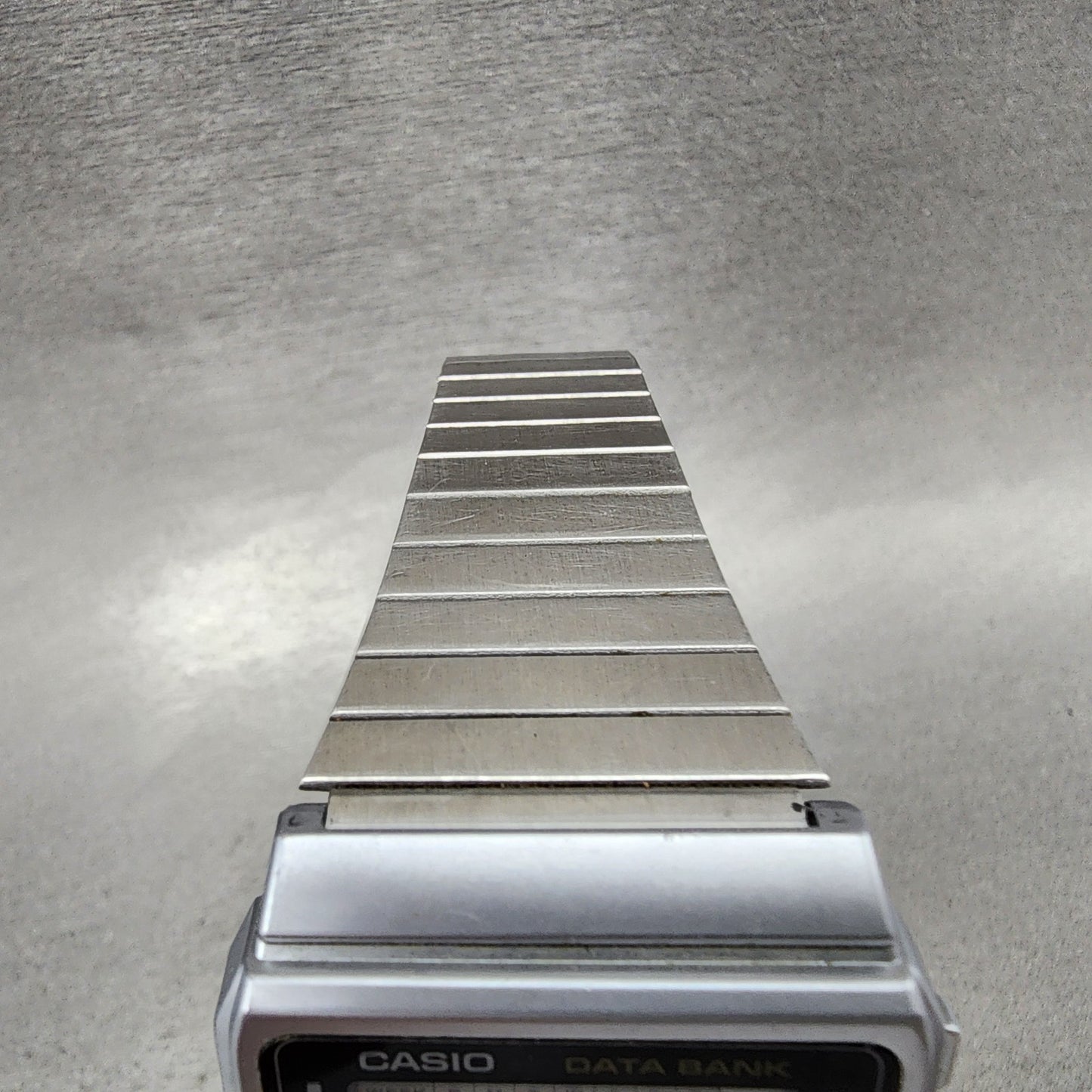 Casio Calculator Watch Men 33mm Digital Silver Tone Alarm Chrono DBC610 New Bat4