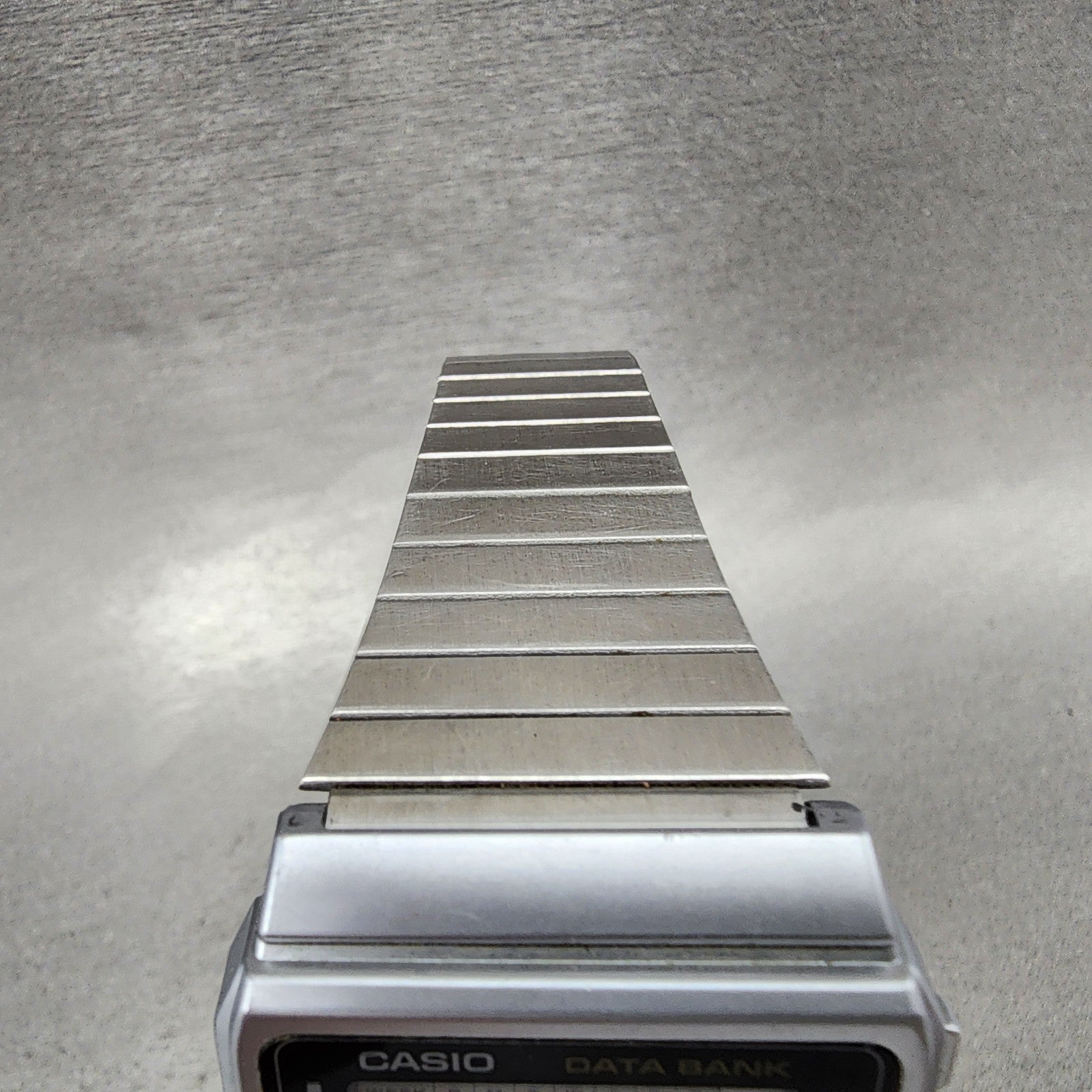 Casio Calculator Watch Men 33mm Digital Silver Tone Alarm Chrono DBC610 New Bat4