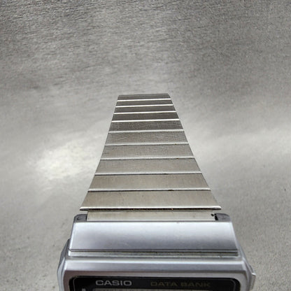 Casio Calculator Watch Men 33mm Digital Silver Tone Alarm Chrono DBC610 New Bat4