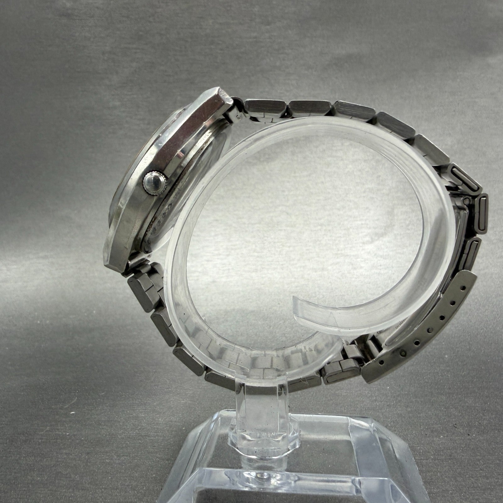 Seiko QT Watch Men 36mm Silver Dial Silver Tone Daydate 0823-8000 New Battery6