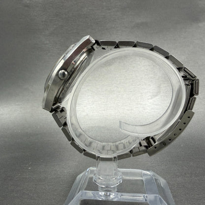 Seiko QT Watch Men 36mm Silver Dial Silver Tone Daydate 0823-8000 New Battery6