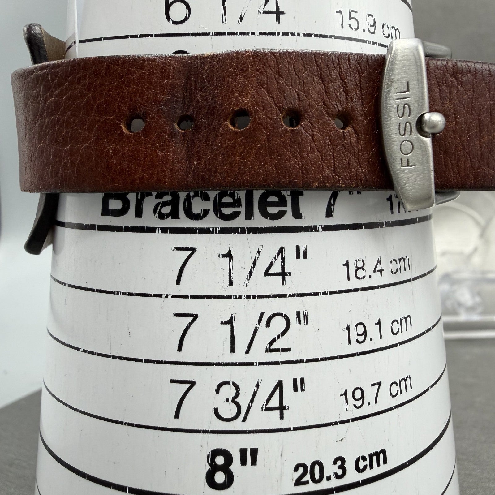 Fossil Big Tic Watch Women 32mm Analog Digital Rectangle JR-8163 New Battery10