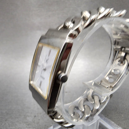 Citizen XC Tank Watch Women 19mm Silver Dial Silver Tone 5931H12522 New Battery2