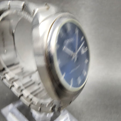 Fossil Arkitekt Watch Men 37mm Blue Dial Stainless Steel Round FS3035 New Batt3