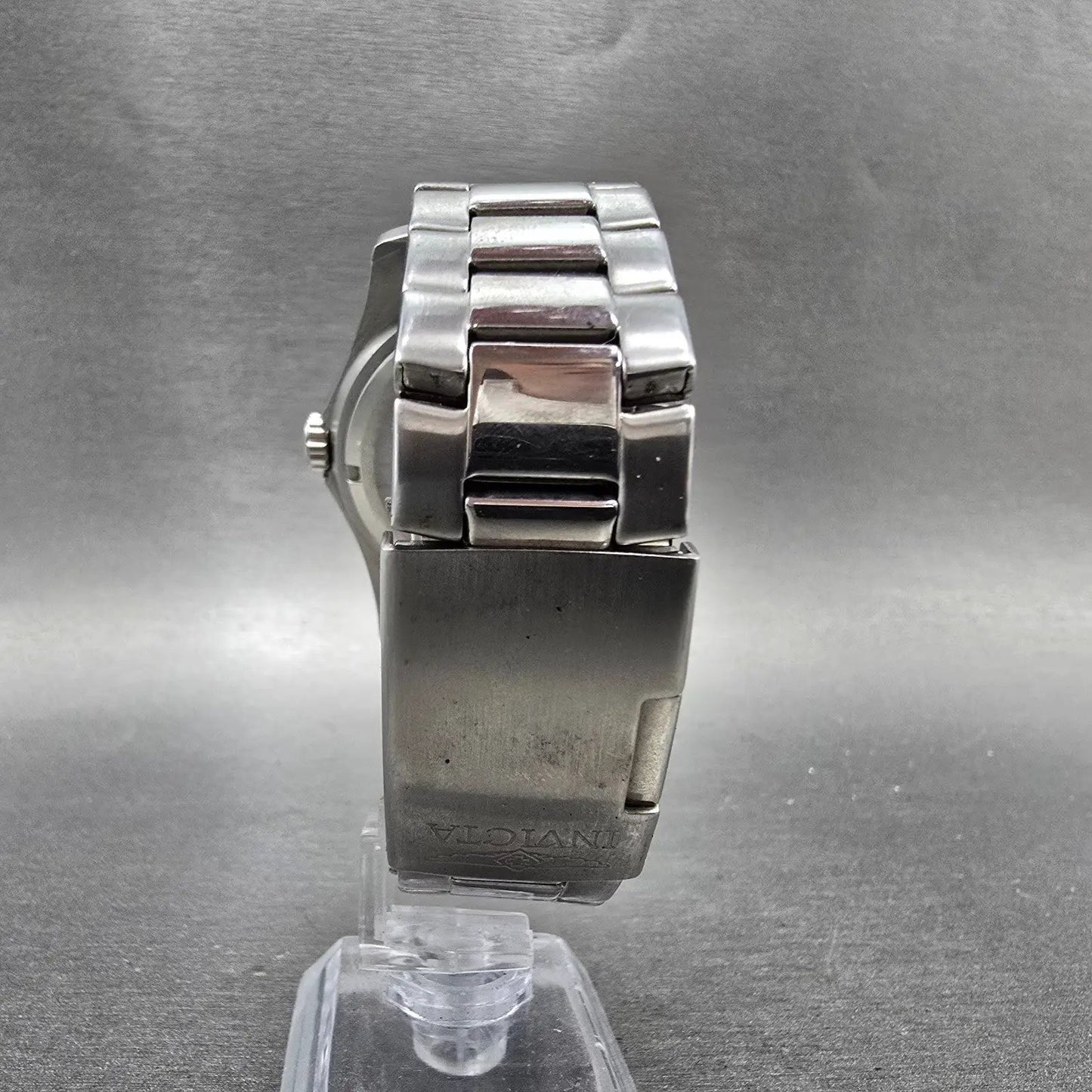 Invicta Dive Watch Men 44mm White Dial Silver Tone Daydate 5249 New Battery7