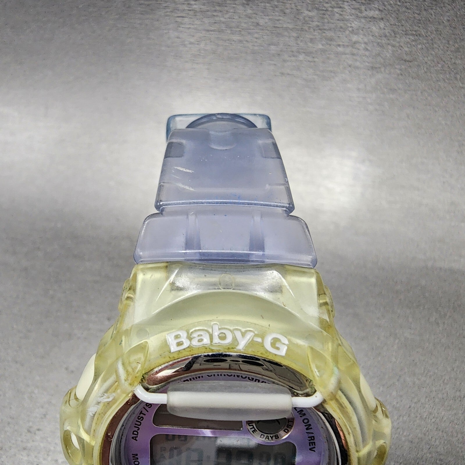 Casio BabyG Watch Women 40mm Digital Alarm Chrono Clear Case New Battery7