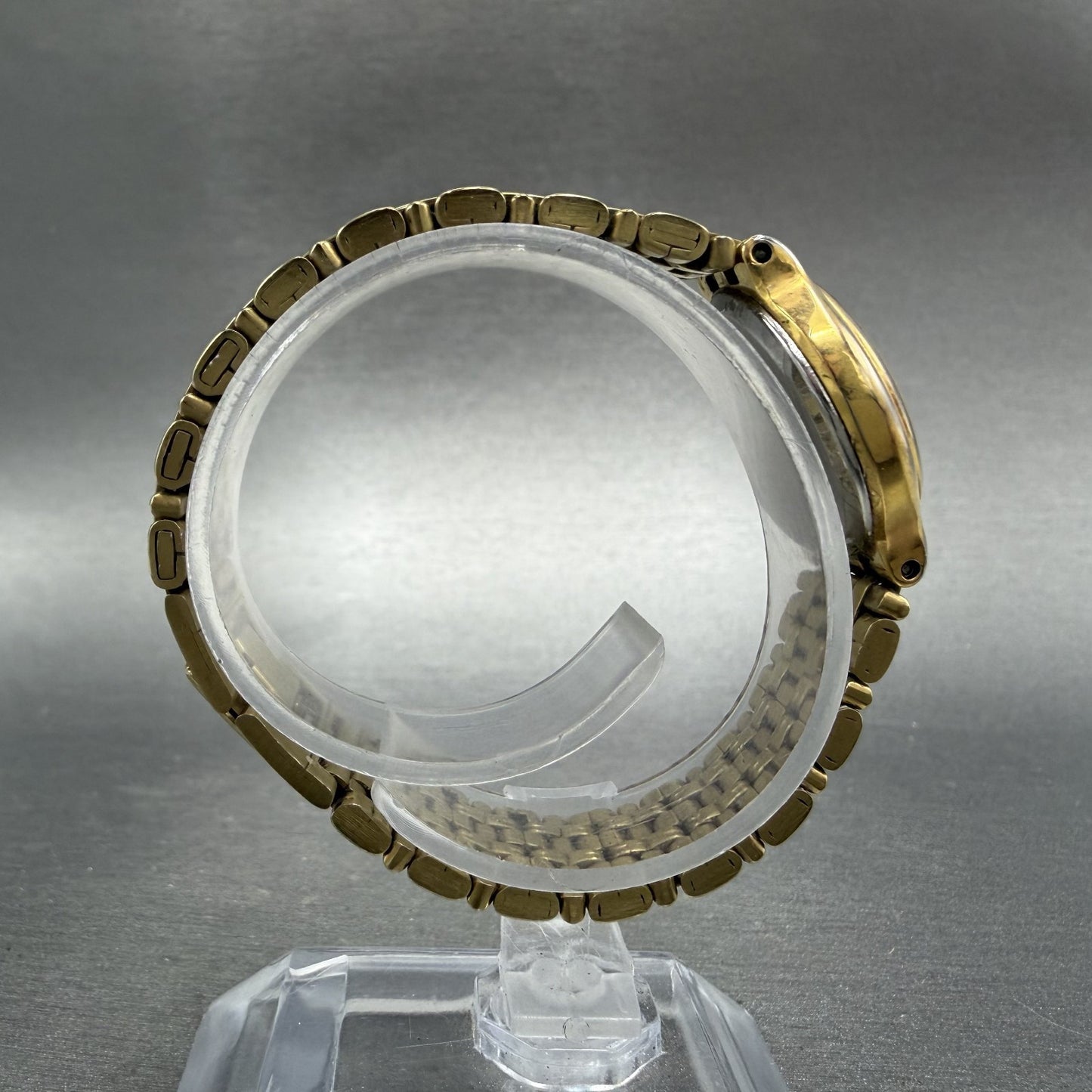 Citizen Watch Women 24mm White Dial Gold Tone Date 6010-G13893 New Battery8
