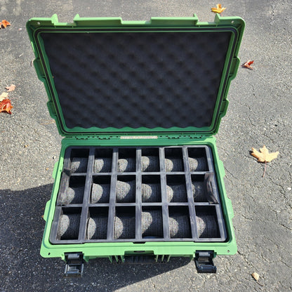 Invicta 50 Slot Watch Case Hard Rolling Green Plastic 3 Tier Handle8