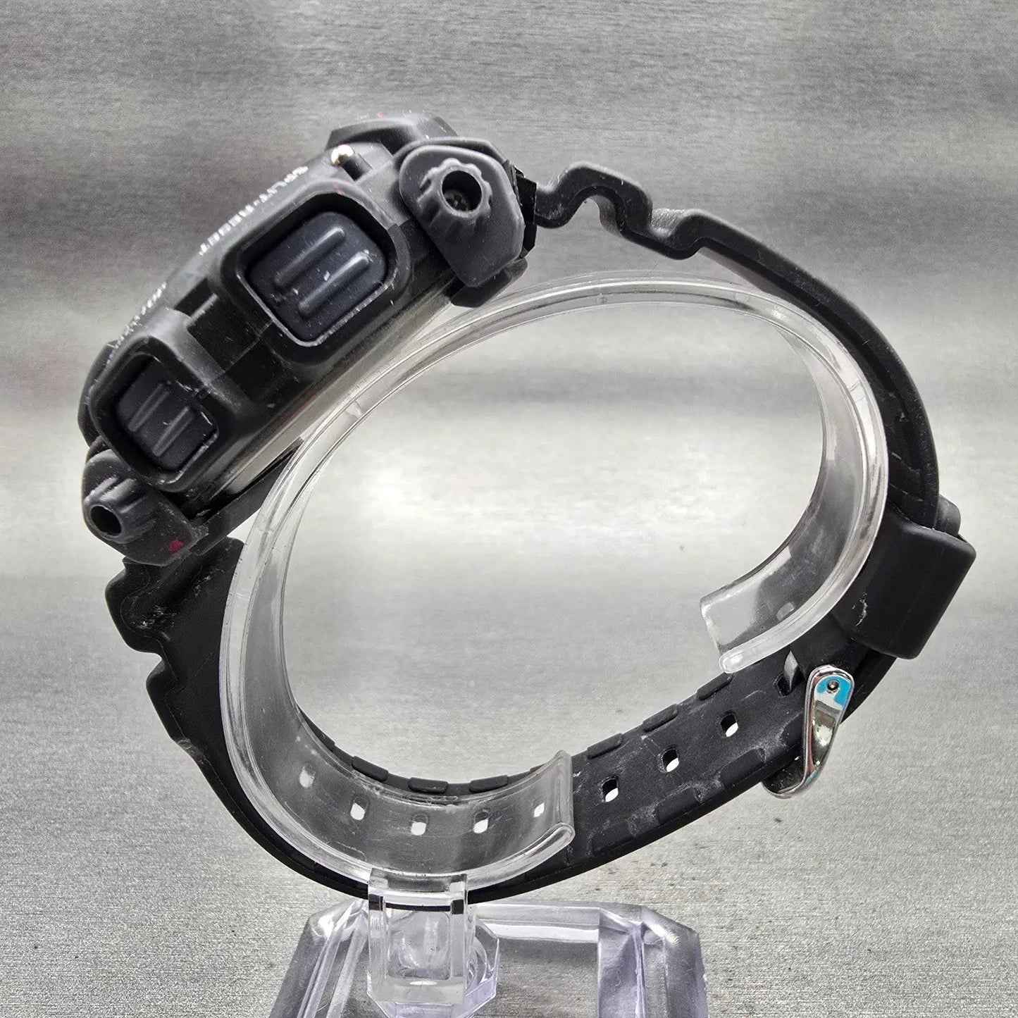 Casio G-Shock DW-9052 Watch Men 47mm Black Dial Black Chrono Alarm New Battery P6