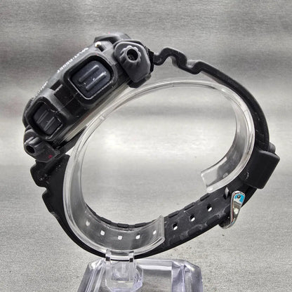 Casio G-Shock DW-9052 Watch Men 47mm Black Dial Black Chrono Alarm New Battery P6