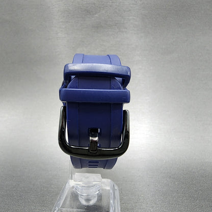 Casio Baby-G BGA-225G Watch Women 45mm Blue Tone Analog Digital Round New Batt