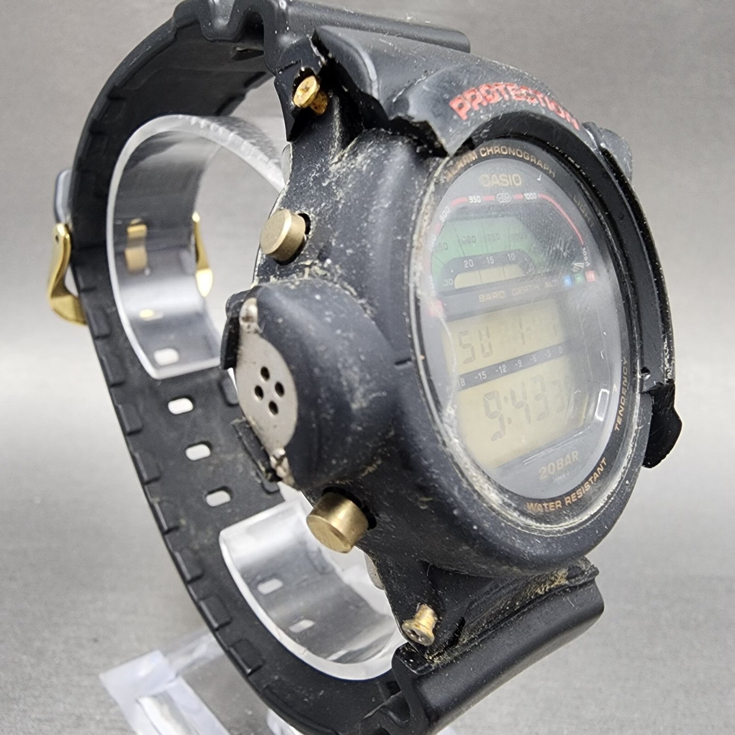 Casio GShock DW6500 Watch Men 45mm Digital Triple Sensor New Battery READ!!!!!3