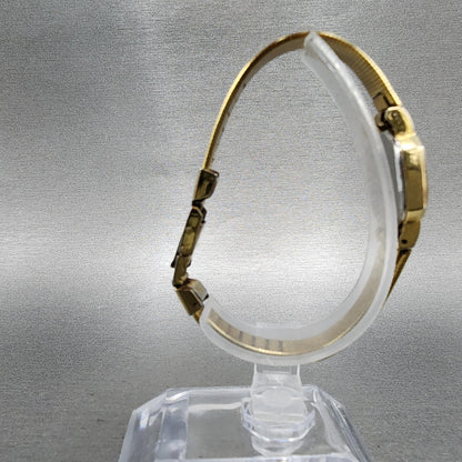 Citizen CQ Watch Women 16mm Champagne Dial Gold Tone 3220320352 New Battery7
