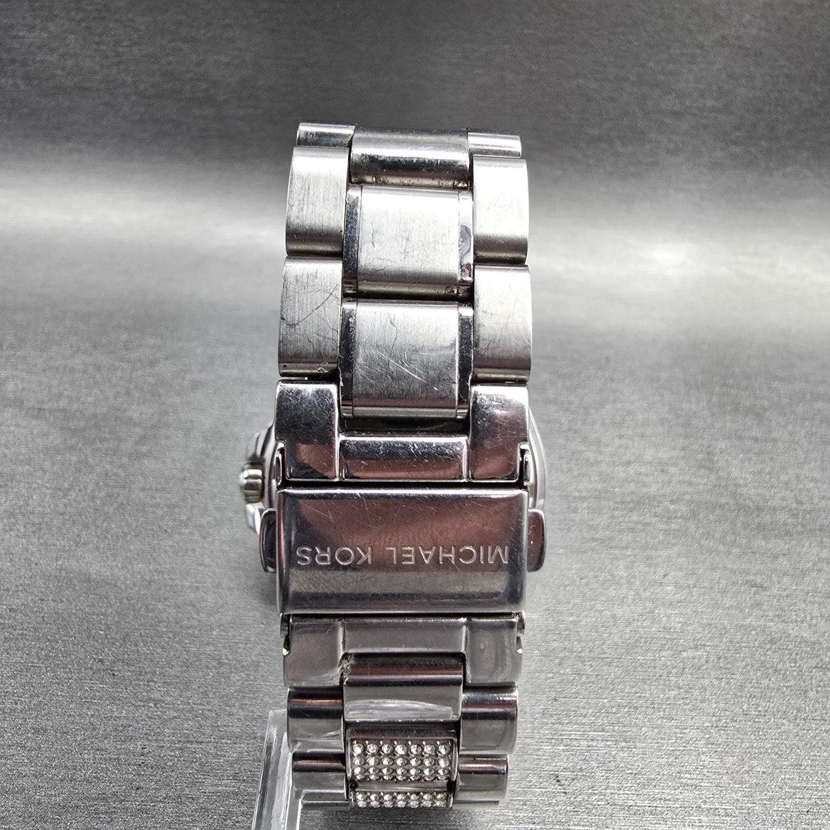 Michael Kors Bradshaw Watch Women 42mm Silver Dial Silver Tone MK6486 New Batt7