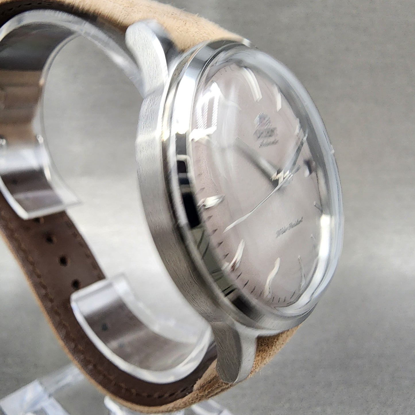 Orient Bambino Watch Men38mm Gray Dial Steel Date Automatic RAAC0M07N W/Box4