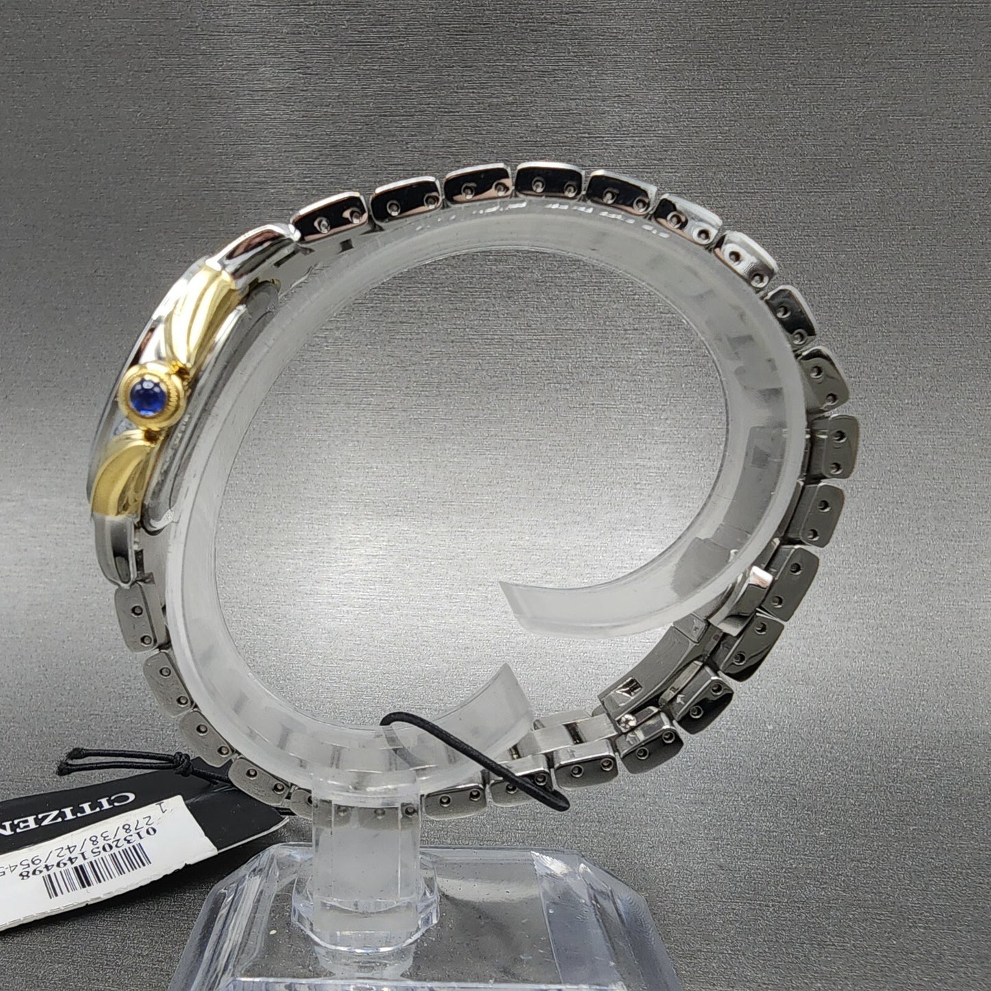 Citizen EcoDrive L Ceci Watch Women 32mm Black Dial Two Tone Diamond Runs6