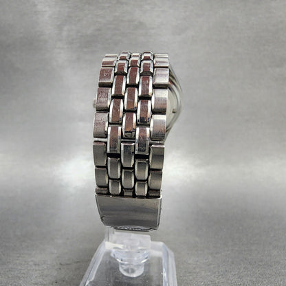 Seiko Presmatic Watch Men 37mm Black Dial Silver Tone Daydate 51069000 Runs8