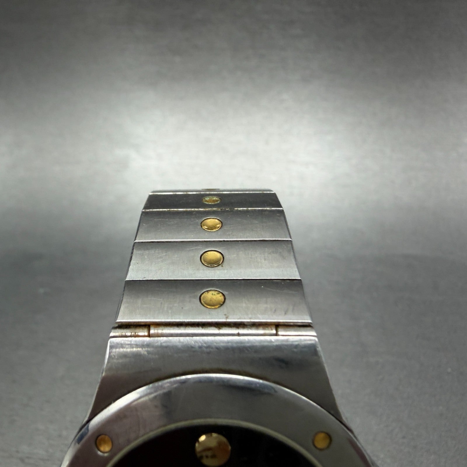 Movado Museum Watch Men 32mm Black Dial Two Tone 86 A2 877 2 PARTS5