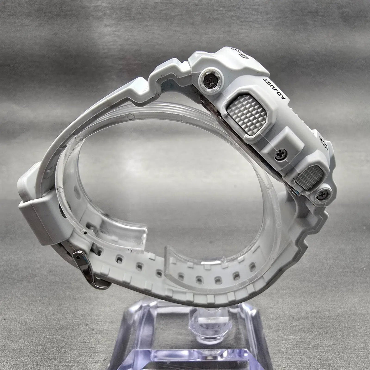 Casio G-Shock GMA-S120MF Watch Men 45mm Silver Gray Chronograph Alarm New Batt8