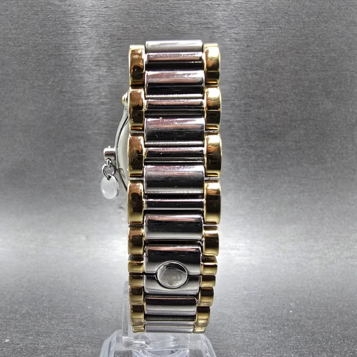 Juicy Couture Dalton Watch Women 32mm MOP Dial Two Tone Date Crystal Bezel Works8