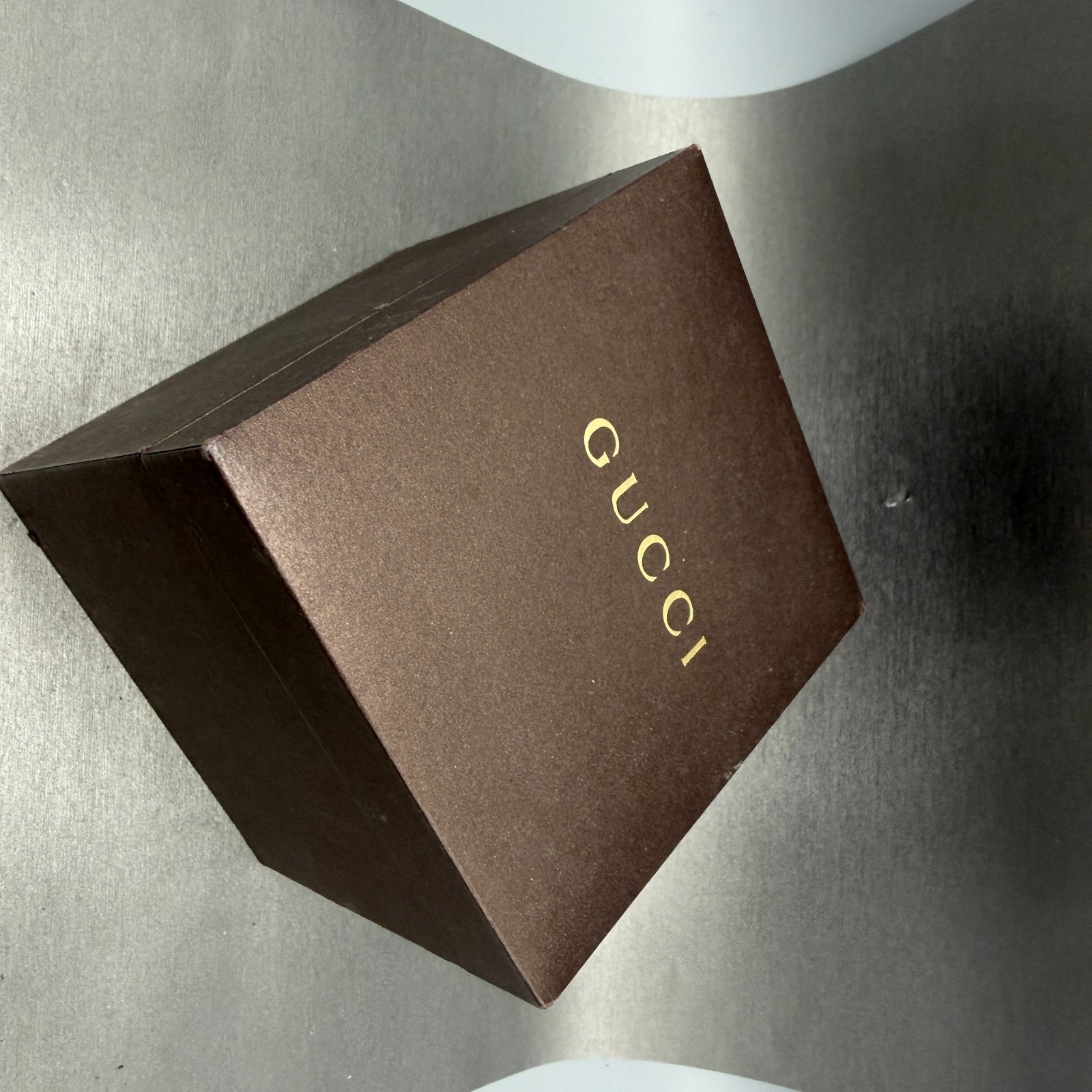 Gucci Watch Box Presentation Brown Cardboard Display Gift MISSING INSERT1