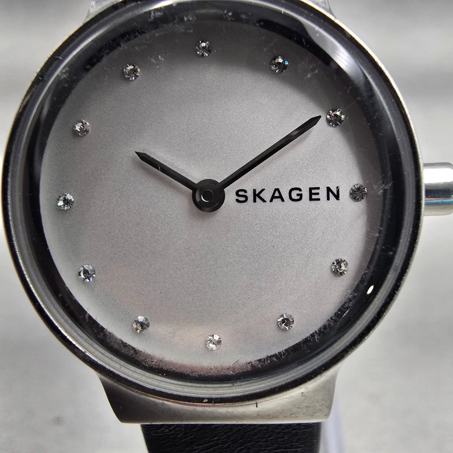 Skagen Freja Watch Women 26mm White Dial Silver Tone Round SKW2668 New Battery1