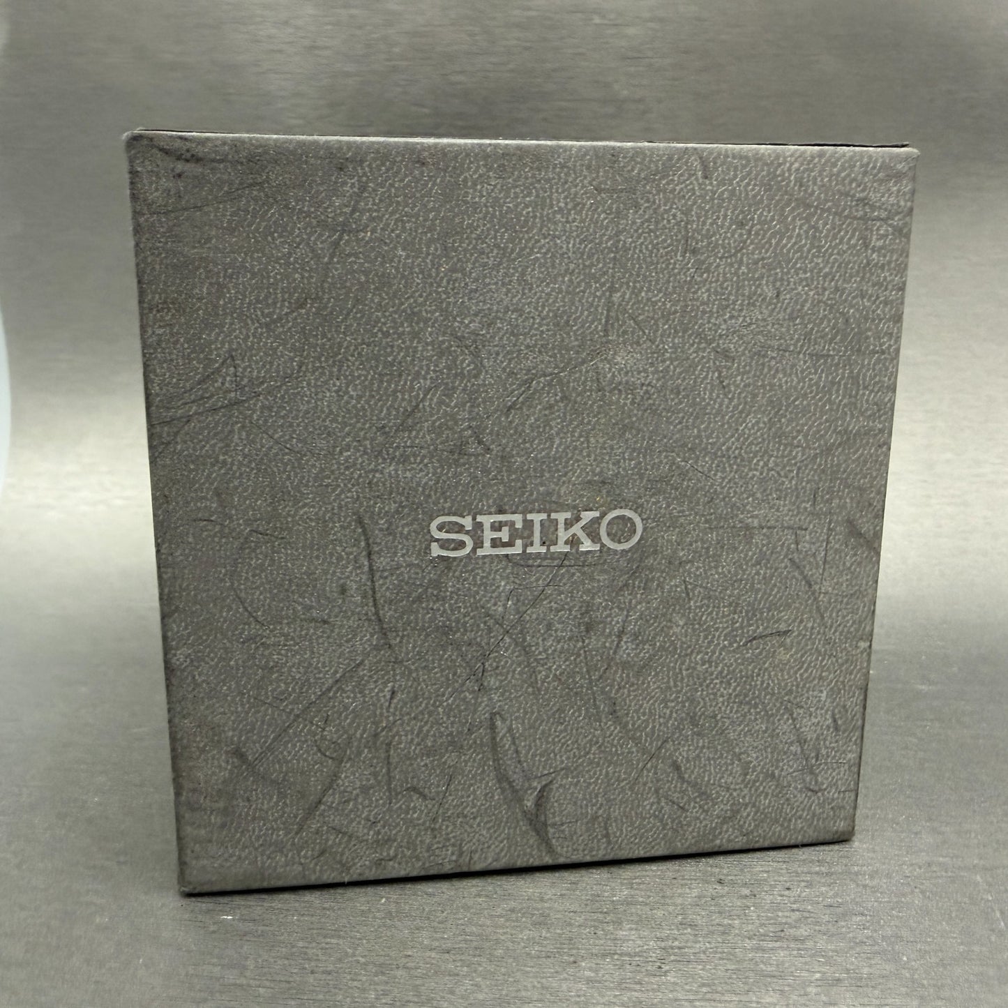 Seiko Presentation Watch Box Case Gray Cardboard Square JDM6