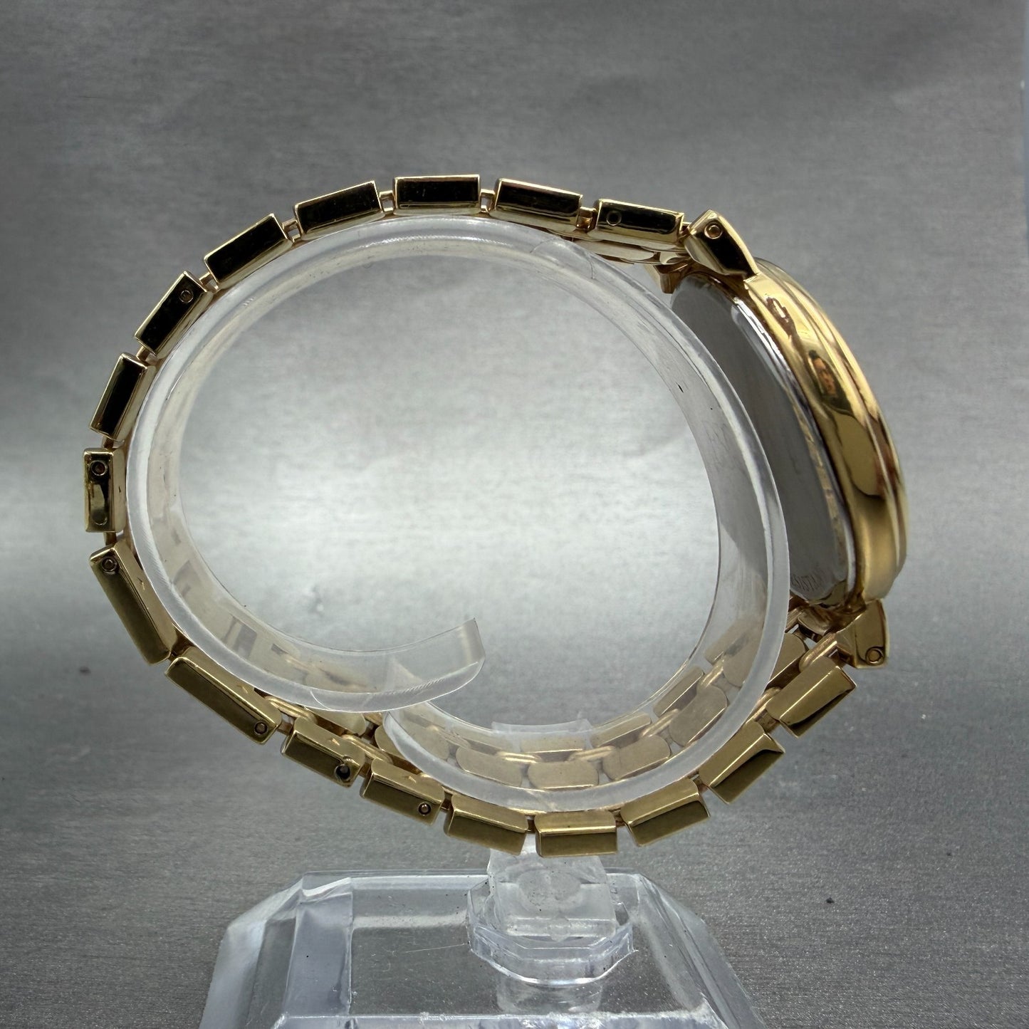 Movado Watch Men 32mm White Dial Gold Tone Round 87 59 886 New Battery8