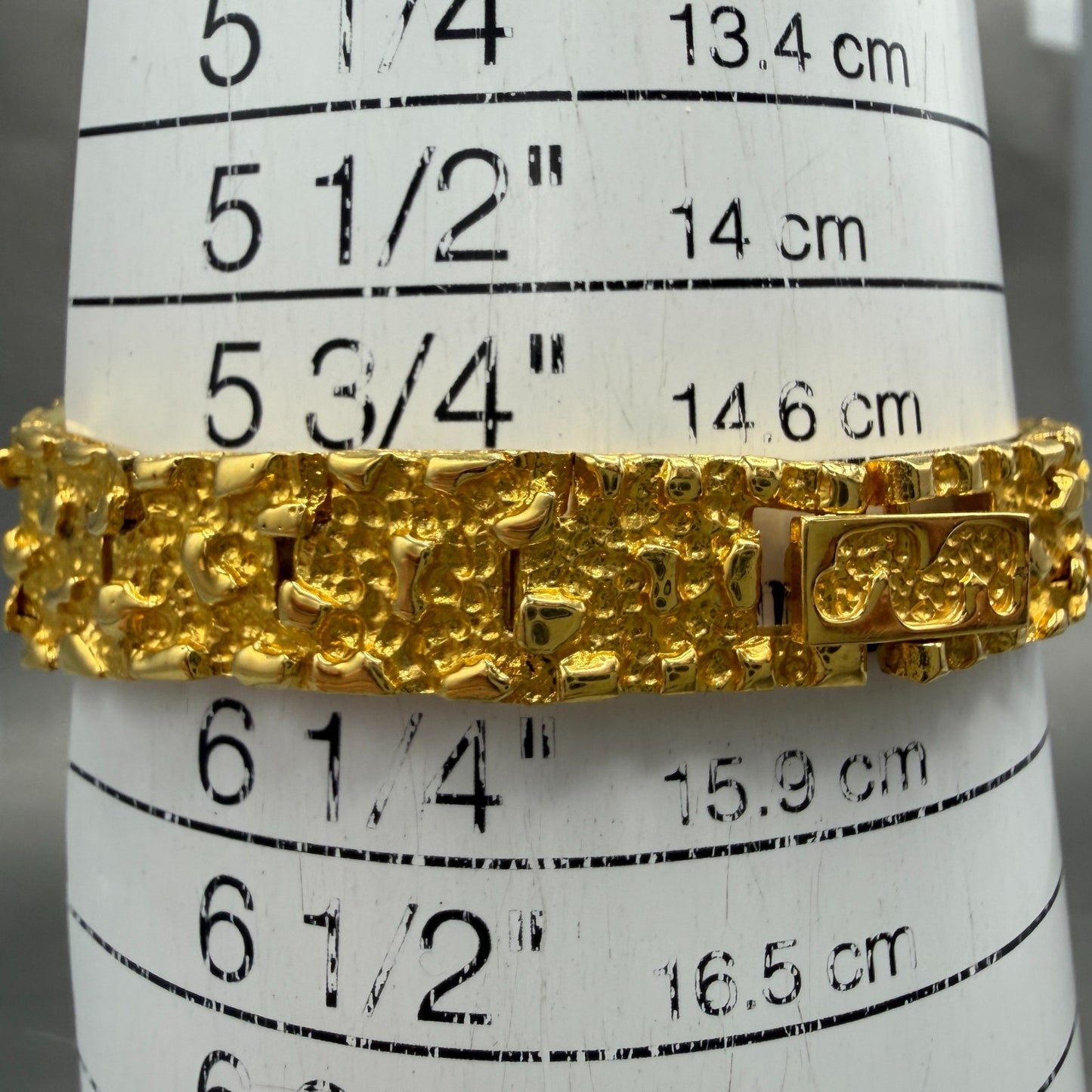 Gruen Watch Women 25mm Gold Dial Gold Nugget Case Tone New Battery VTG ABC10